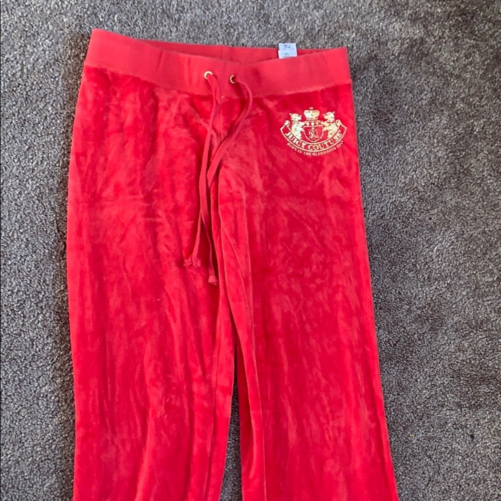 Juicy couture velour pants